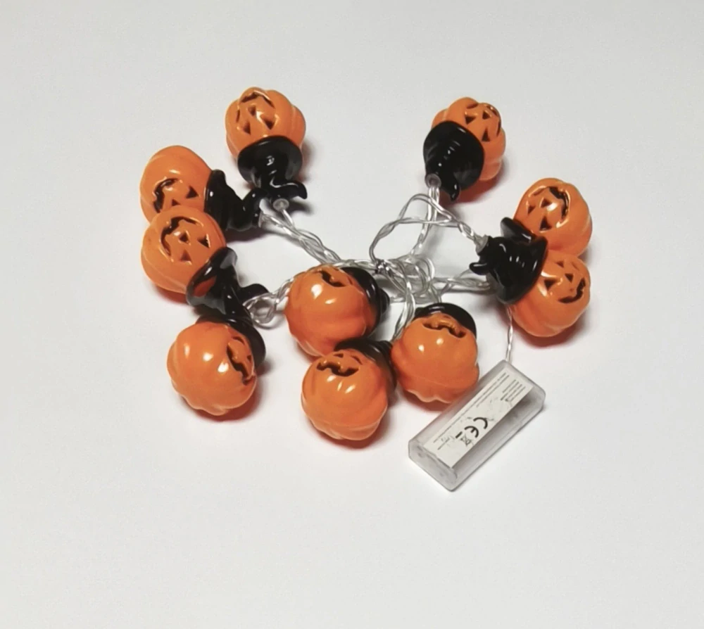 LED světelný řetěz - HALLOWEEN - DÝNĚ
