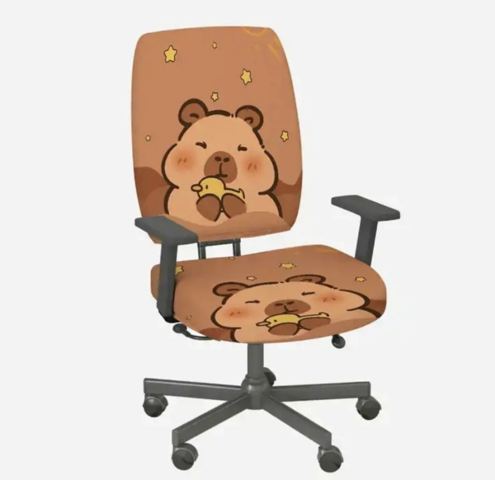 Potah na dětskou kancelářskou židli - KAPYBARA