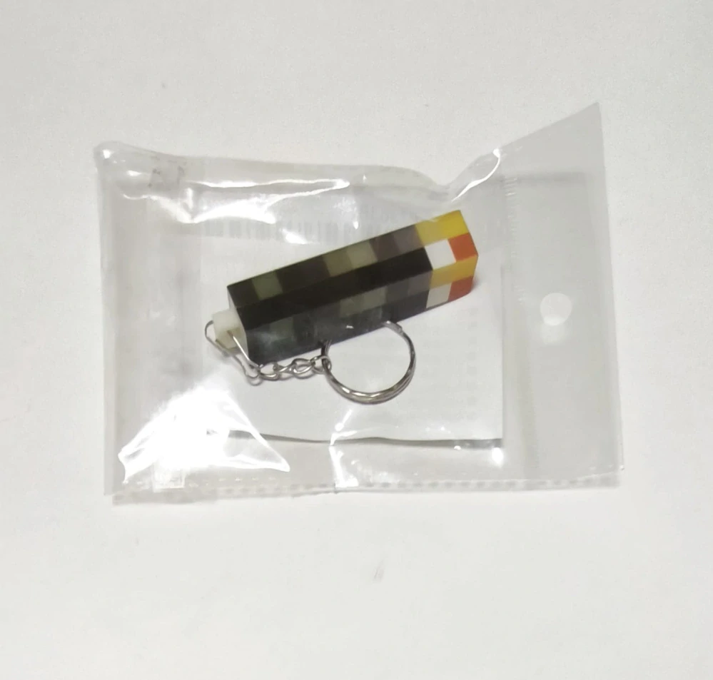 Svítící klíčenka - MINECRAFT POCHODEŇ - NA BATERIE 