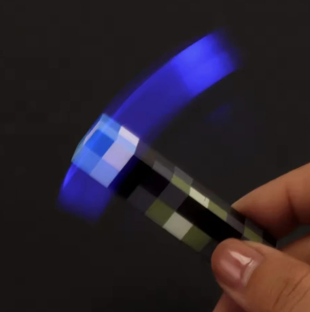 Svítící klíčenka - MINECRAFT POCHODEŇ - USB DOBÍJENÍ - 7 barev 
