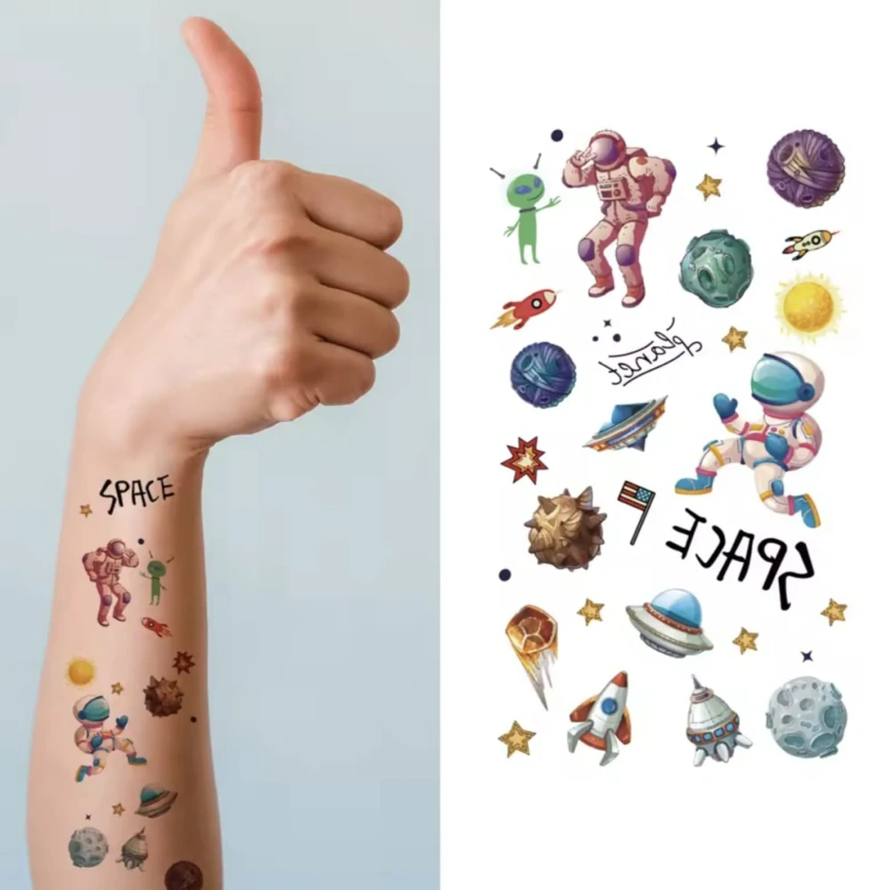 Dětské dočasné tetování - MIX (A) - 4 ks