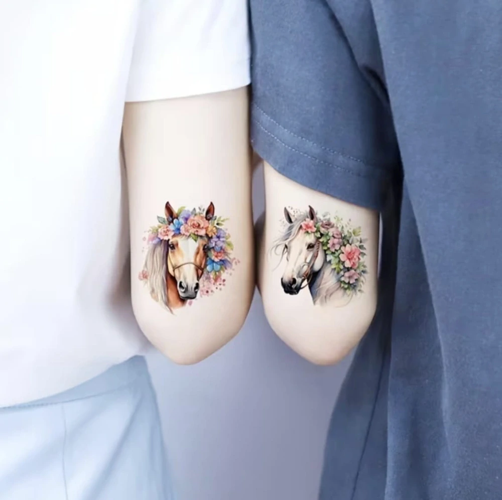 Dětské dočasné tetování - KONĚ - 20 ks