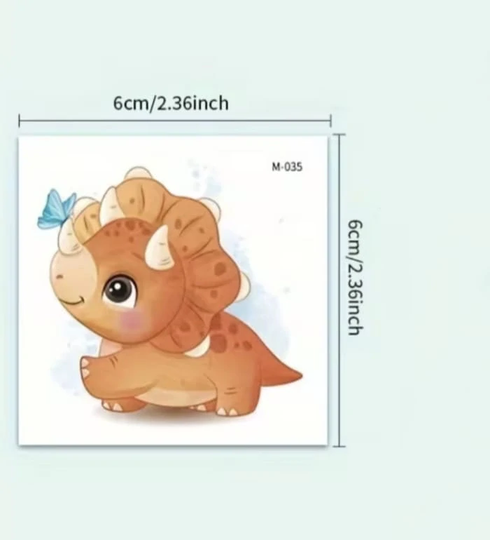 Dětské dočasné tetování - ZVÍŘÁTKA - 40 ks