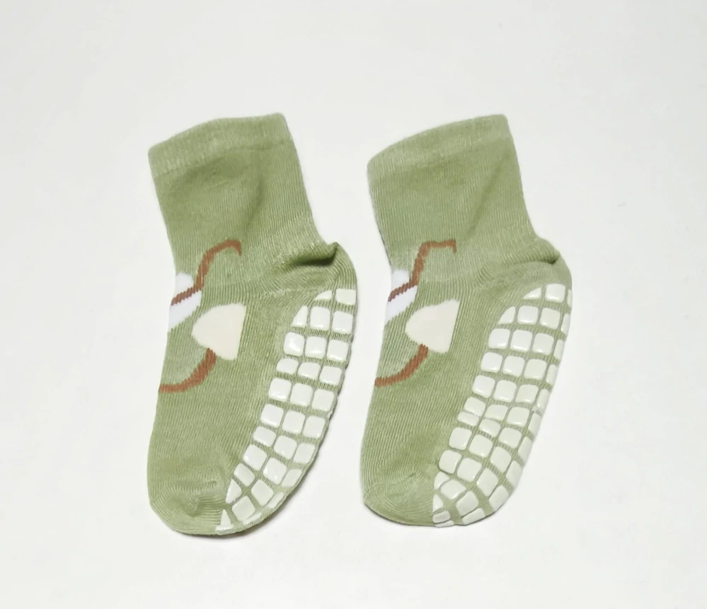 Protiskluzové ponožky - ZELENÉ (12-36 m) M