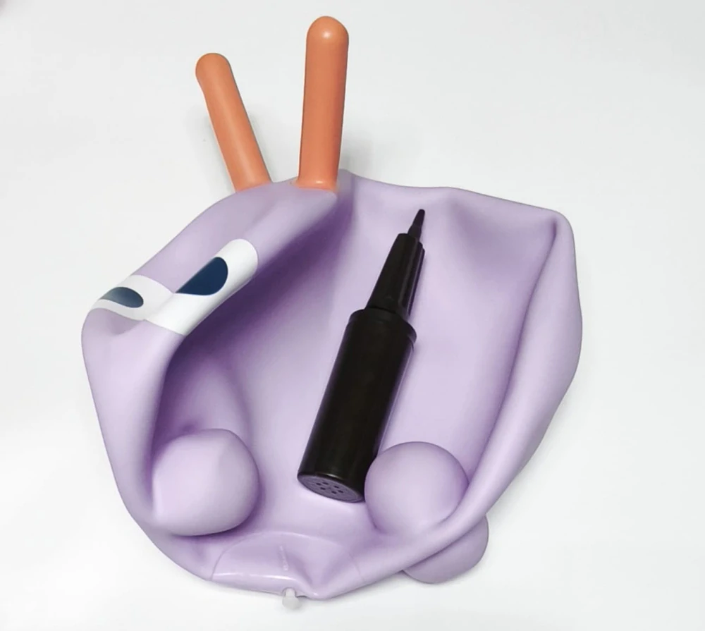 Nafukovací skákací SKIPPI - FIALOVÝ - S VADOU 