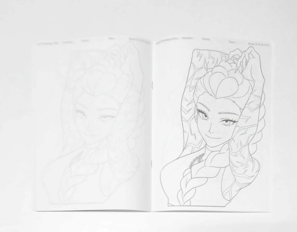 Kpop omalovánky DEMON HUNTERS - 3. DÍL (SÉRIE C)