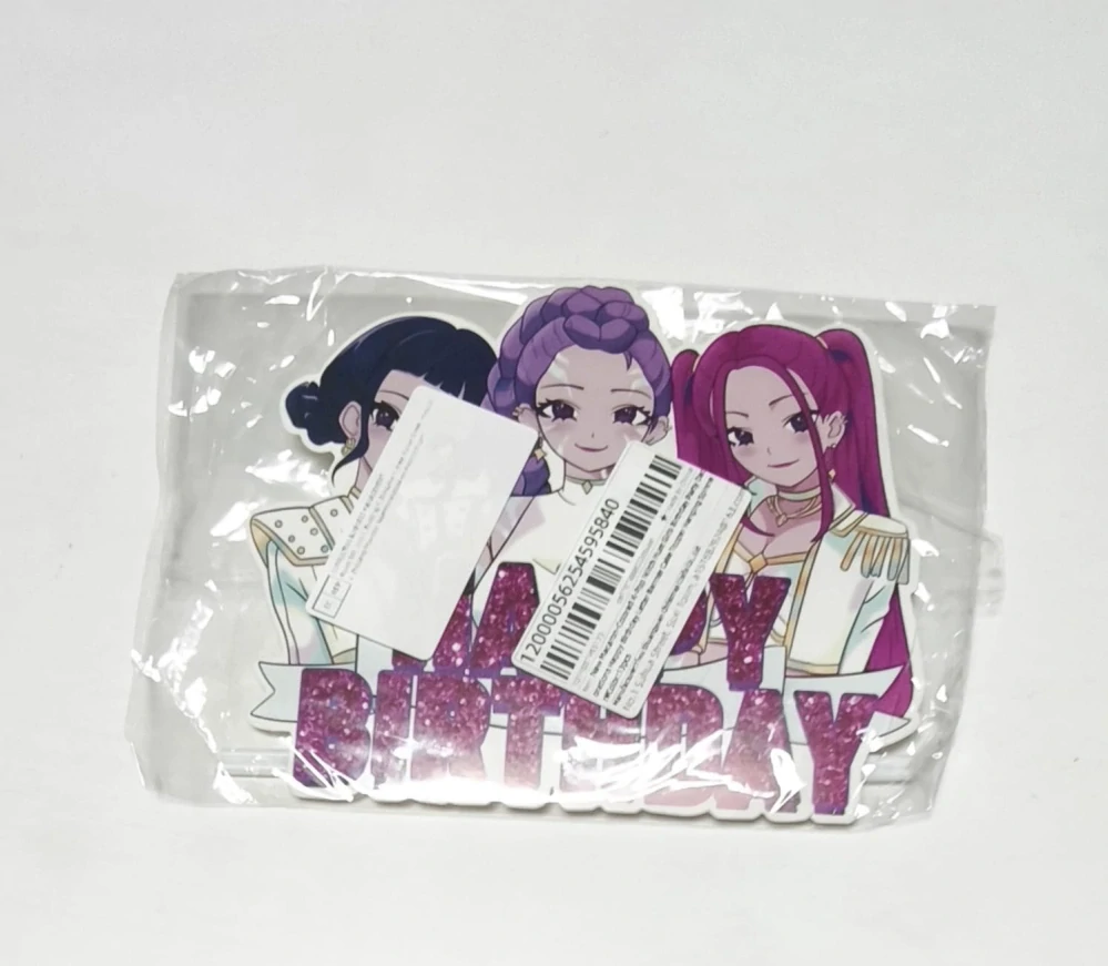 Set dekorací na dort a muffiny - TOPPER KPOP - 13 ks