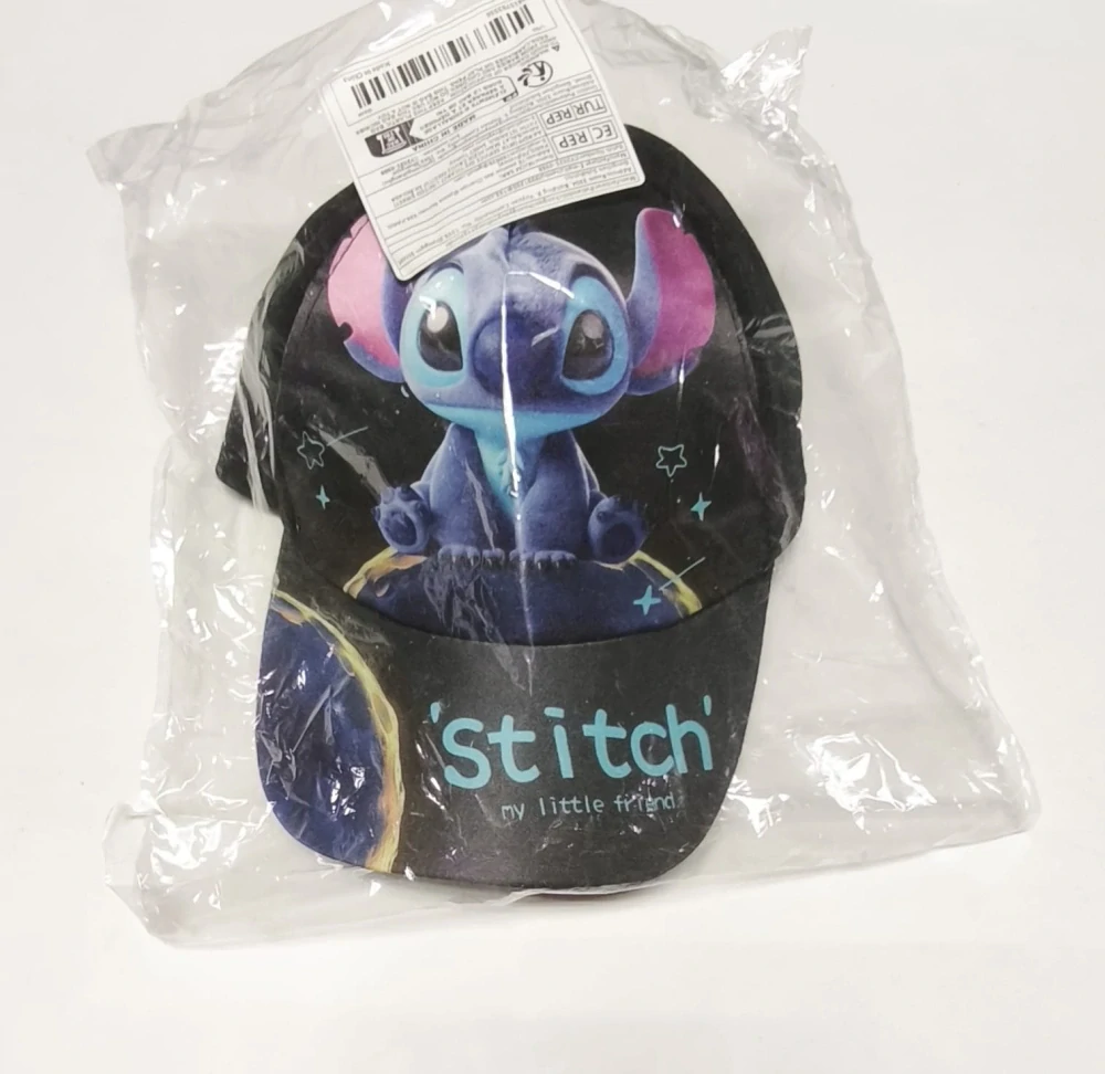 Dětská kšiltovka – Stitch: My Little Friend - ČERNÁ (4-8 let)
