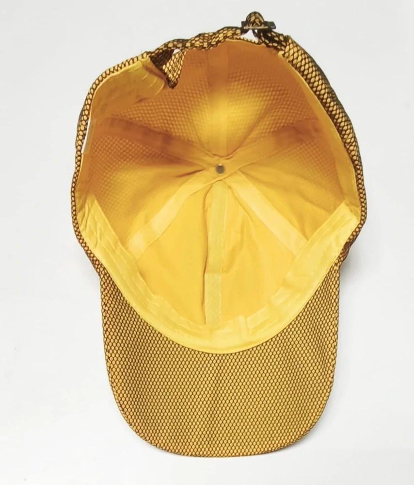 Stylová kšiltovka pro děti i dospělé s černou síťkou – ŽLUTÁ (od 7 let)