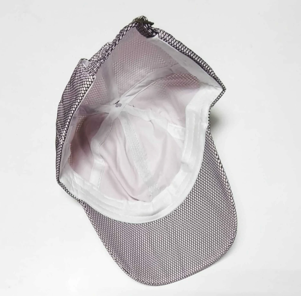 Stylová kšiltovka pro děti i dospělé s černou síťkou – SVĚTLE RŮŽOVÁ (od 7 let)