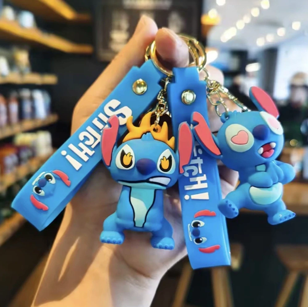 Přívěsek na klíče - 3D klíčenka - STITCH - D
