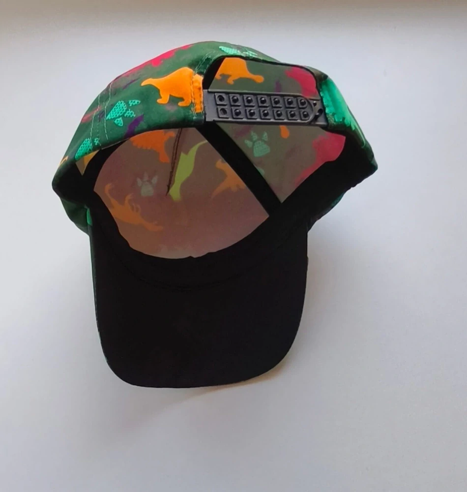 Dětská kšiltovka s dinosaury - DINO (Snapback) - ZELENÁ (2-6 let)