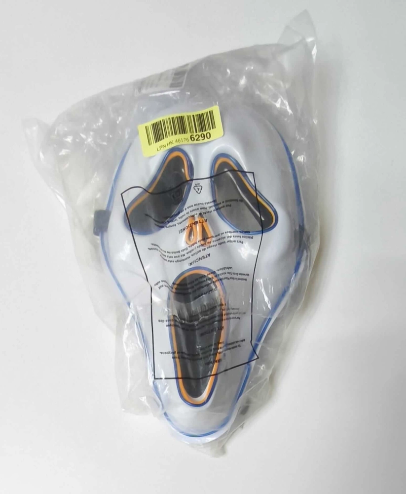 Halloweenská svítící LED maska – Vřískot / Ghostface