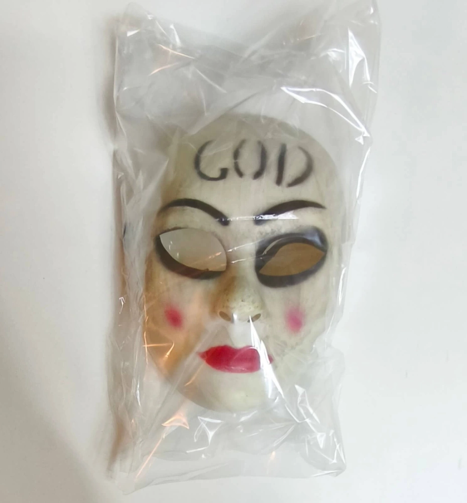 Hororová maska – Očista / The Purge – Rekvizitní maska GOD
