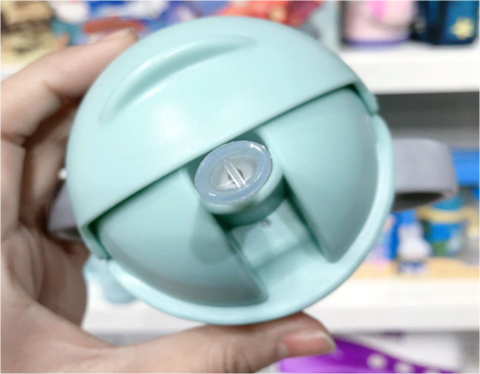 Nevylévací hrníček s brčkem 360° - LIŠKA - 250 ml