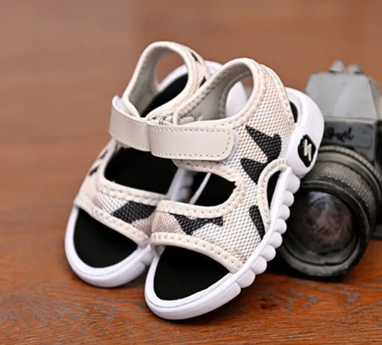 Maskáčové sandálky - BÉŽOVÉ (2-3 roky)