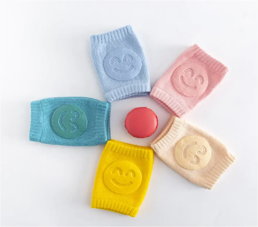 Protiskluzové návleky na kolena - SVĚTLE ORANŽOVÉ