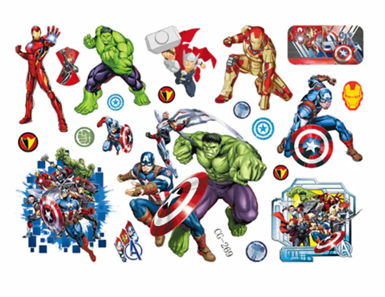 Dětské dočasné tetování - THE AVENGERS 11