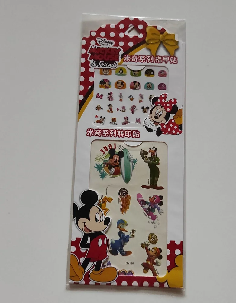 Set nálepek na nehty a tetování - MICKEY MOUSE 3