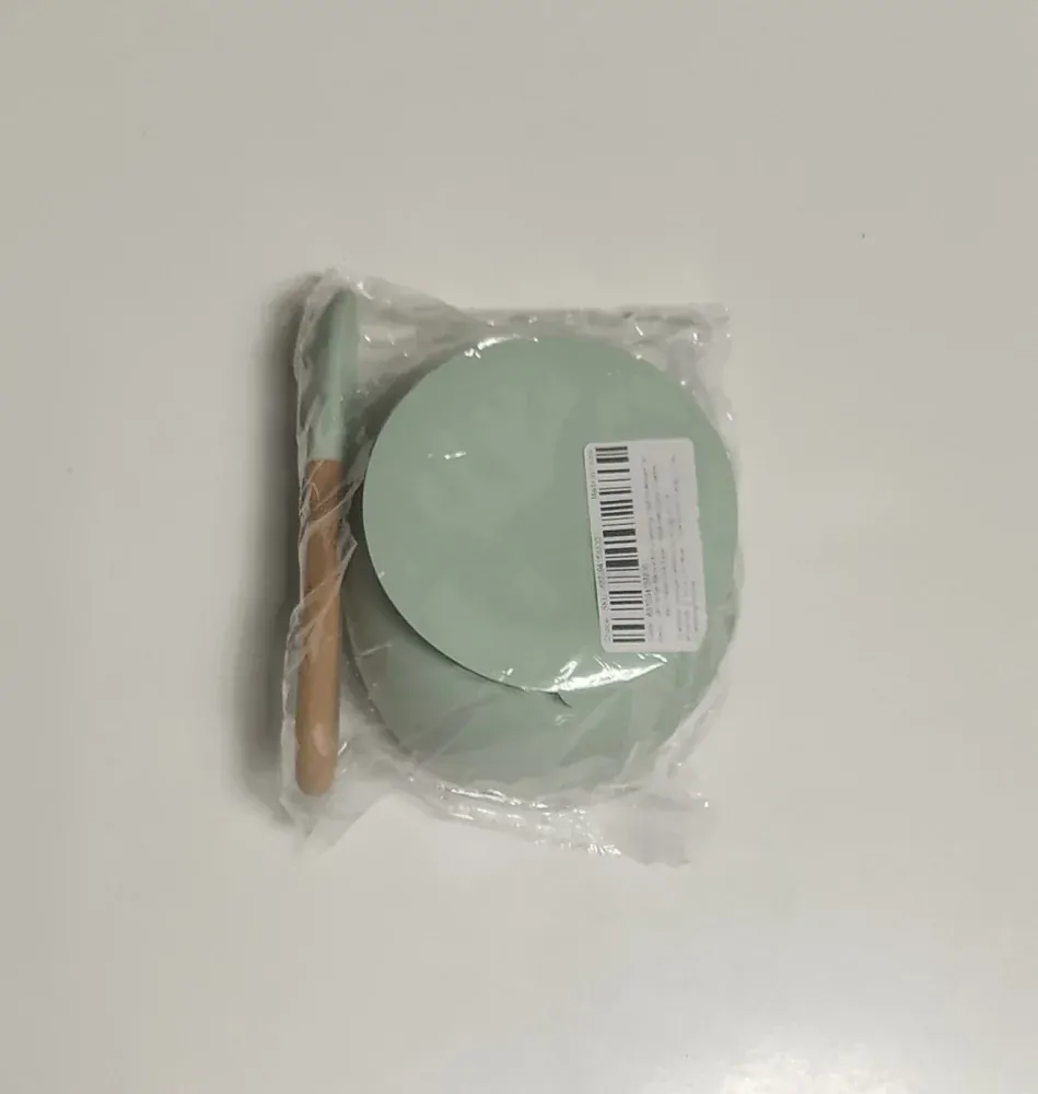 Silikonová miska s přísavkou a lžičkou - ZELENÁ - MINT