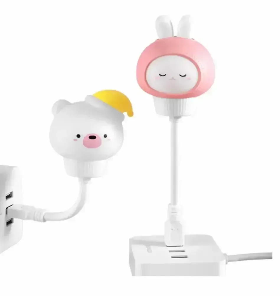 LED Noční světýlko USB - verze s ovladačem - KRÁLÍK 