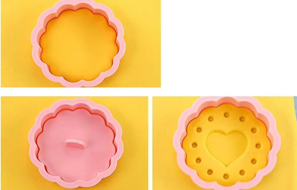 3D vykrajovátka na sušenky - TVARY - 8 ks 