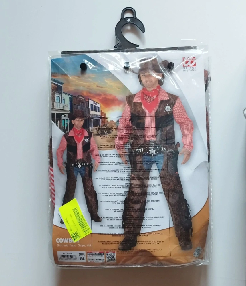 Dětský kostým - WESTERN COWBOY - KOVBOJ (11-13 let)