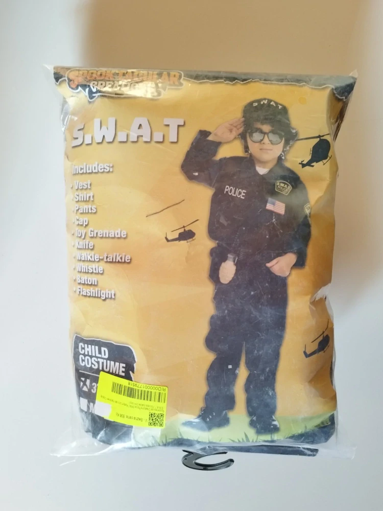 Dětský kostým - POLICEJNÍ SET - SWAT (2-3 roky)