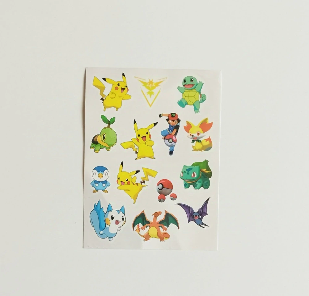 Dětské dočasné tetování - POKÉMON (4) - PIKACHU B