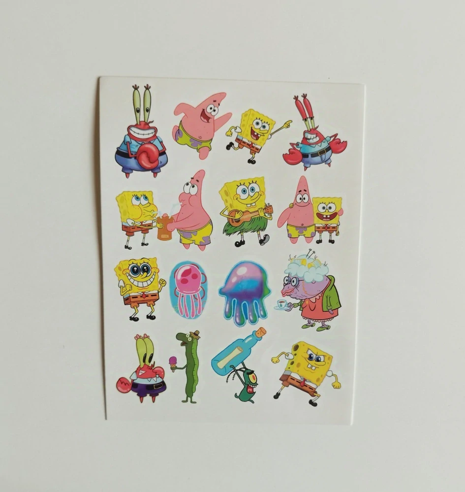 Dětské dočasné tetování - SPONGE BOB (C)