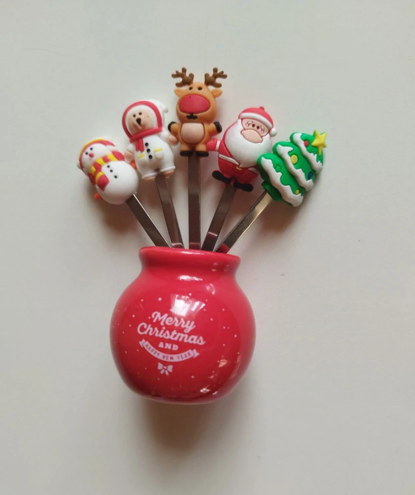 Napichovátka - VÁNOCE - MERRY CHRISTMAS - 5 ks