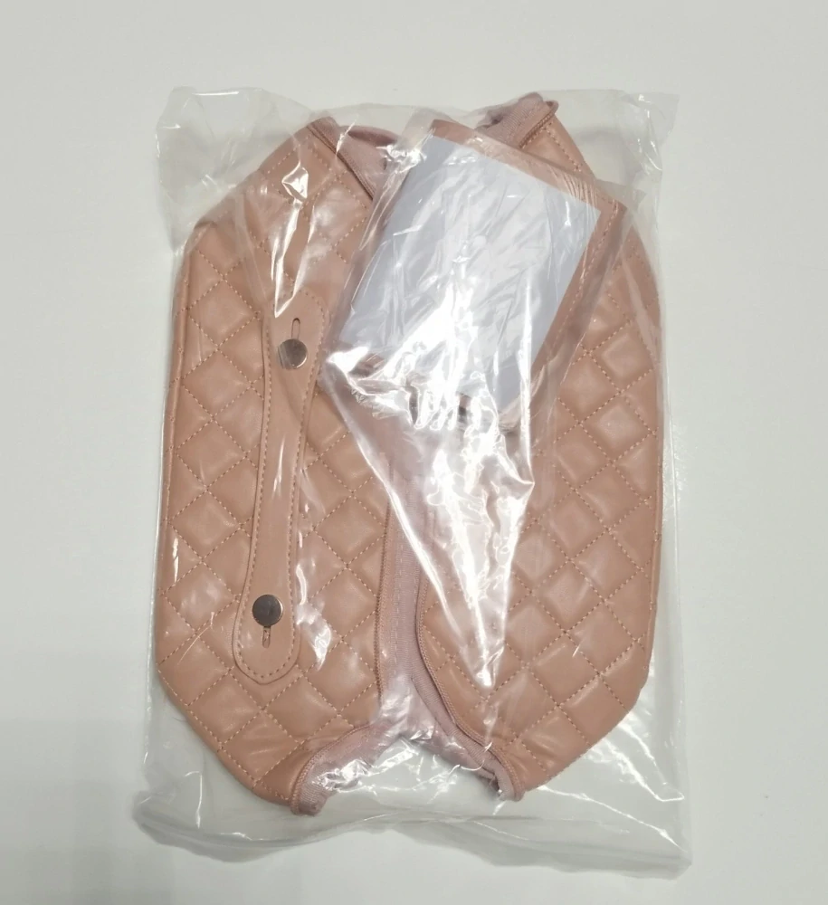 Kosmetická taška - STARORŮŽOVÁ + dárek peněženka