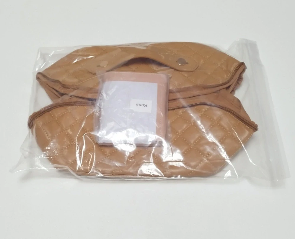 Kosmetická taška - HNĚDÁ + dárek peněženka