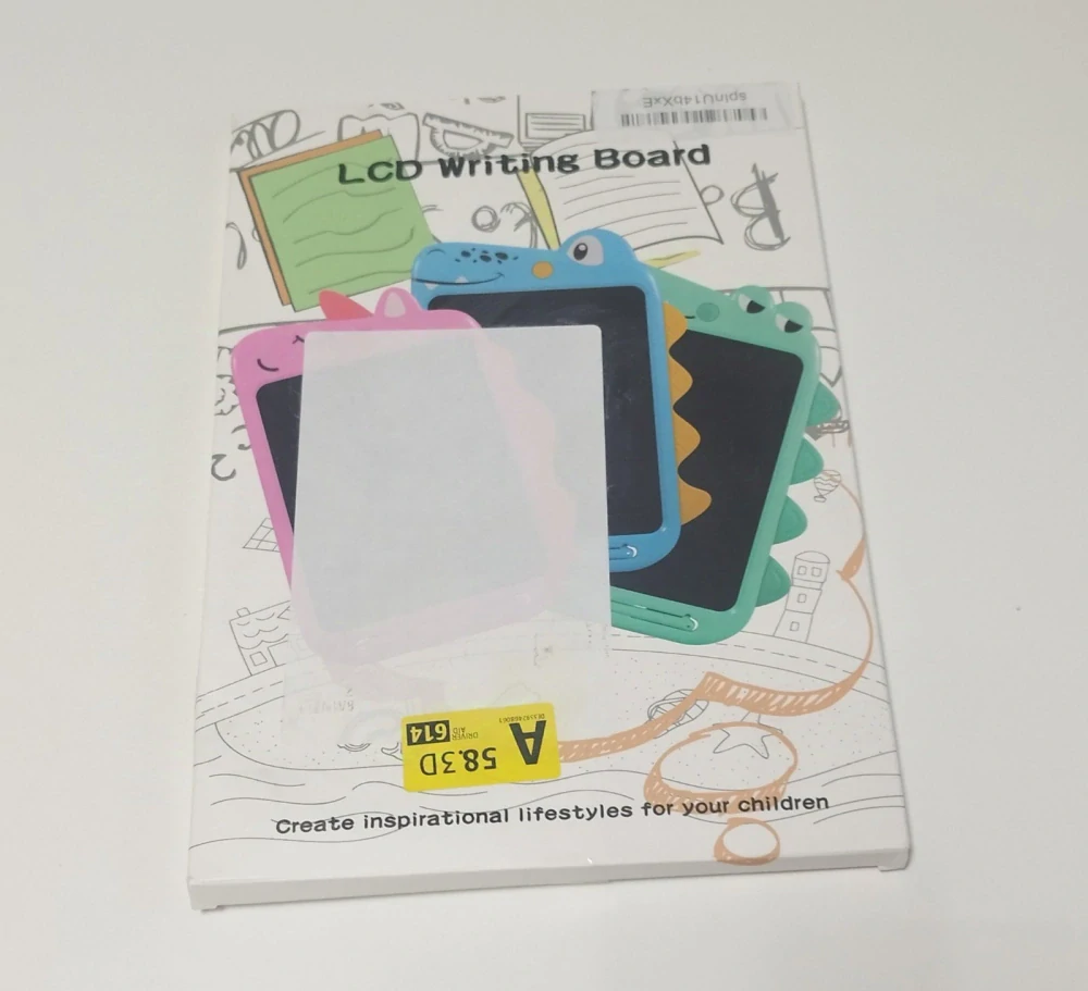 Velký LCD tablet na kreslení a psaní pro děti - DINOSAURUS - MODRÝ