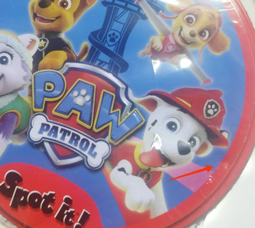 Postřehová hra Dobble-Spot it - PAW Patrol (Tlapková patrola) - S VADOU