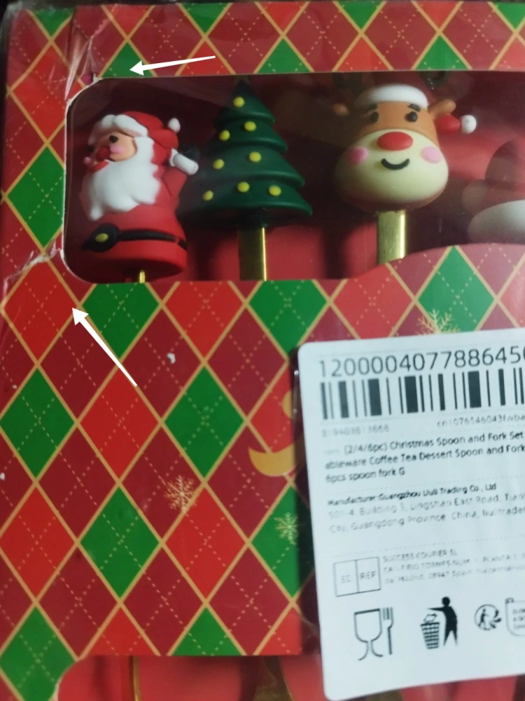 Vánoční set - LŽIČKY A VIDLIČKY - 6 kusů