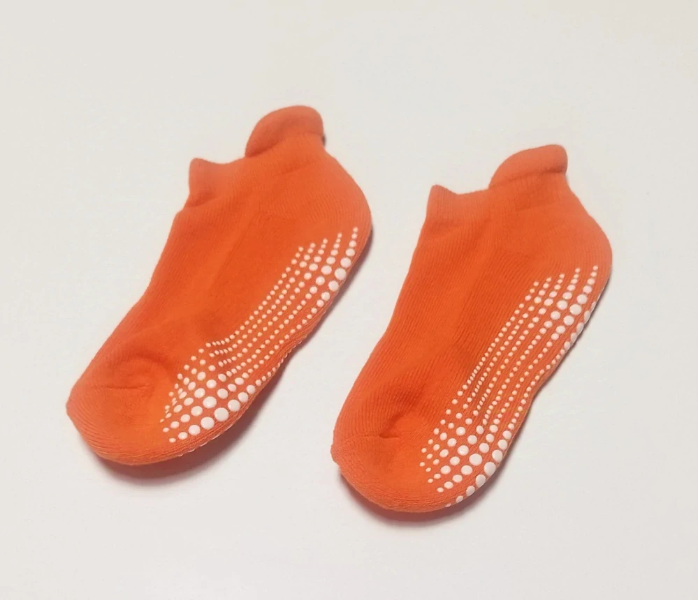 Protiskluzové ponožky - ORANŽOVÉ (8-10 let)