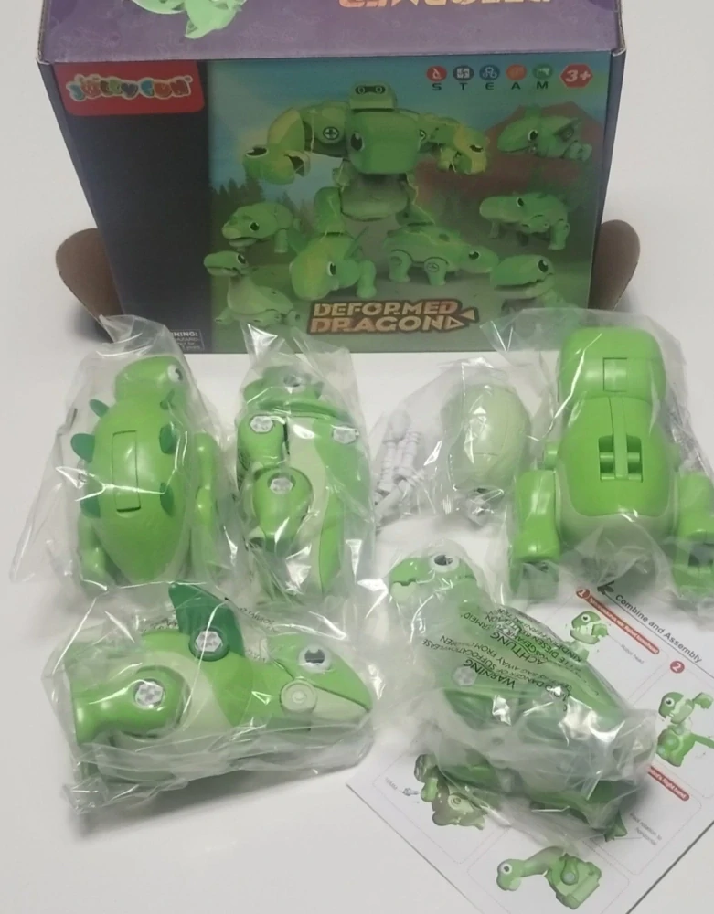 Robotický dinosaurus 5 v 1 - ZELENÝ