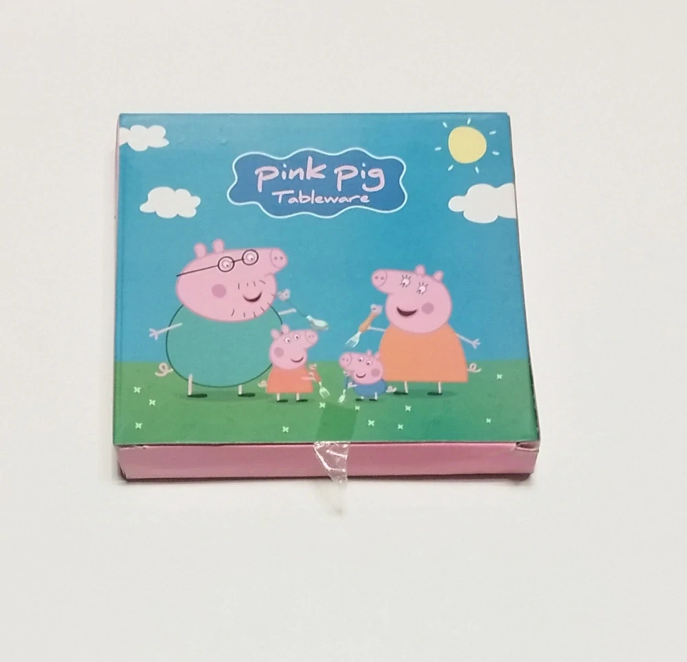 Dětský příbor v krabičce - PRASÁTKO PEPA