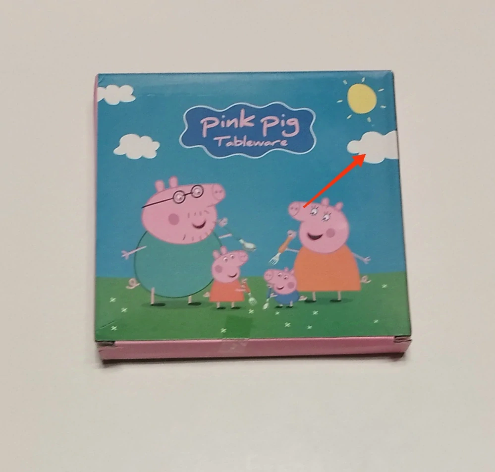 Dětský příbor v krabičce - PRASÁTKO PEPA