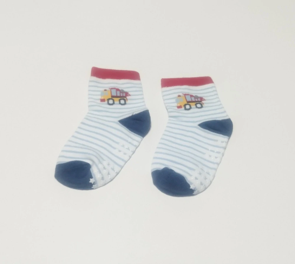 Protiskluzové ponožky - AUTO PROUŽEK - (3-5 let) L