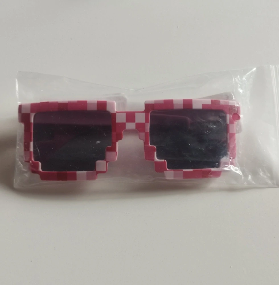 Sluneční brýle - MINECRAFT - RŮŽOVÉ