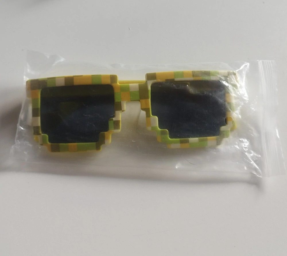 Sluneční brýle - MINECRAFT - ŽLUTÉ