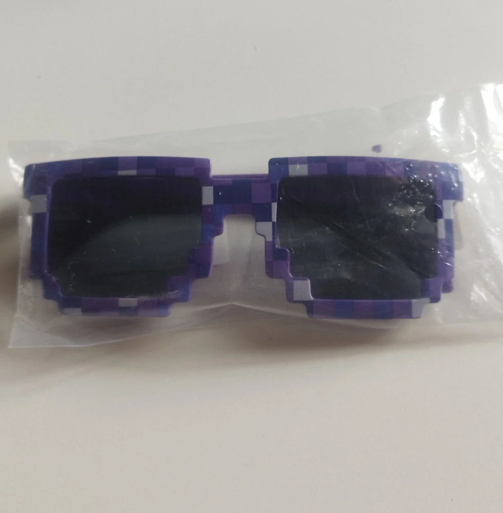 Sluneční brýle - MINECRAFT - FIALOVÉ