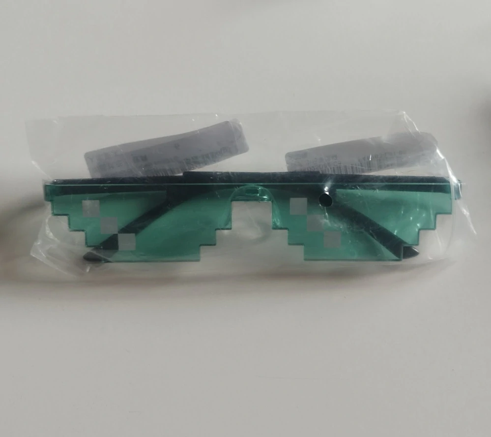 Designové brýle - MINECRAFT - ZELENÉ MINT (B)