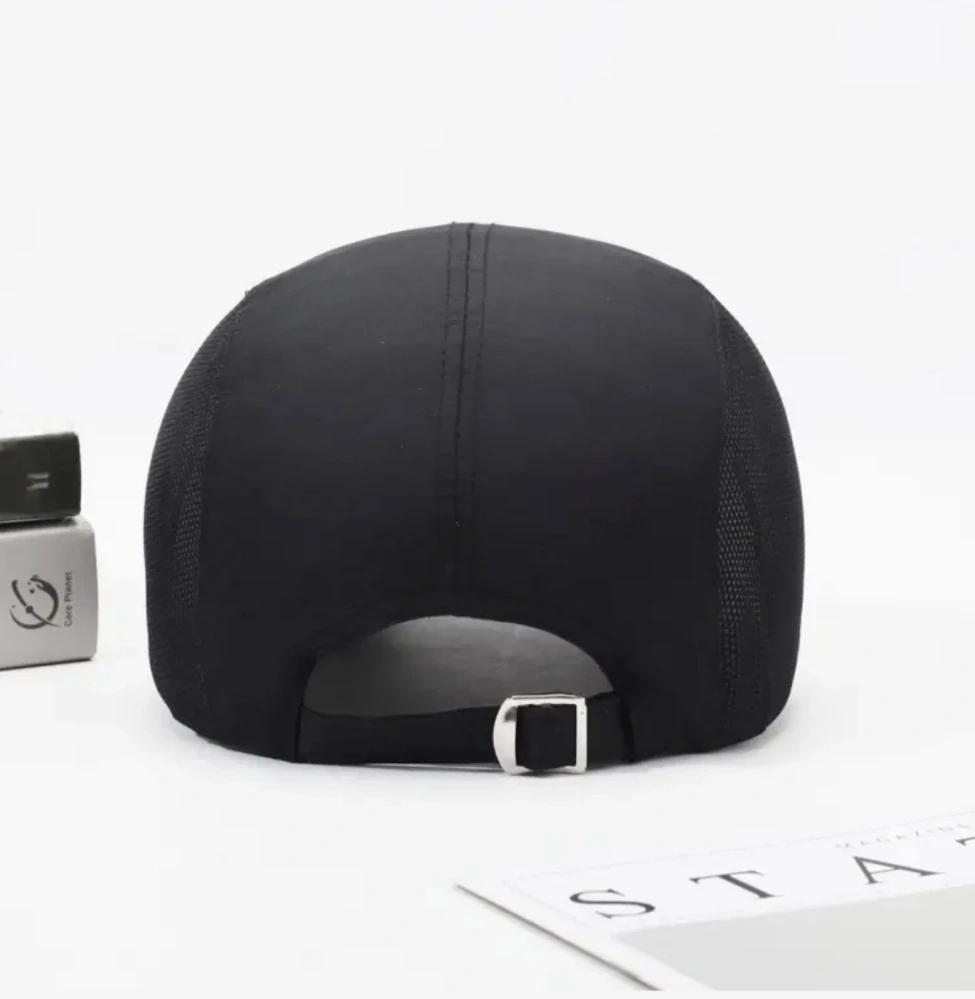 Letní kšiltovka - ČERNÁ