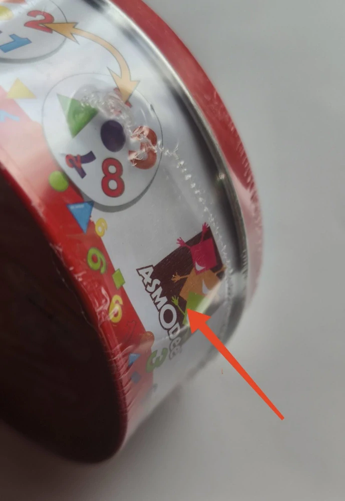 Postřehová hra Dobble - ČÍSLA A TVARY - S VADOU