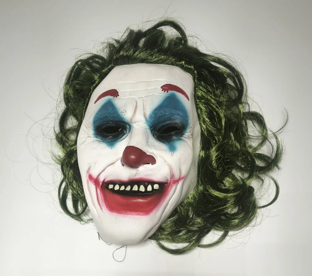 Realistická hororová 3D maska - HALLOWEEN - JOKER (A)