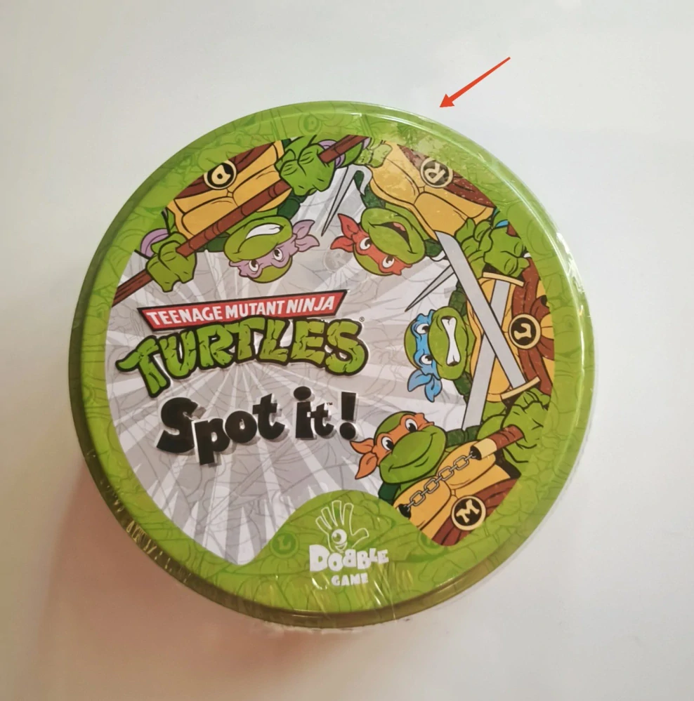 Postřehová hra Dobble-Spot it - NINJA TURTLES (Želvy ninja) - S VADOU