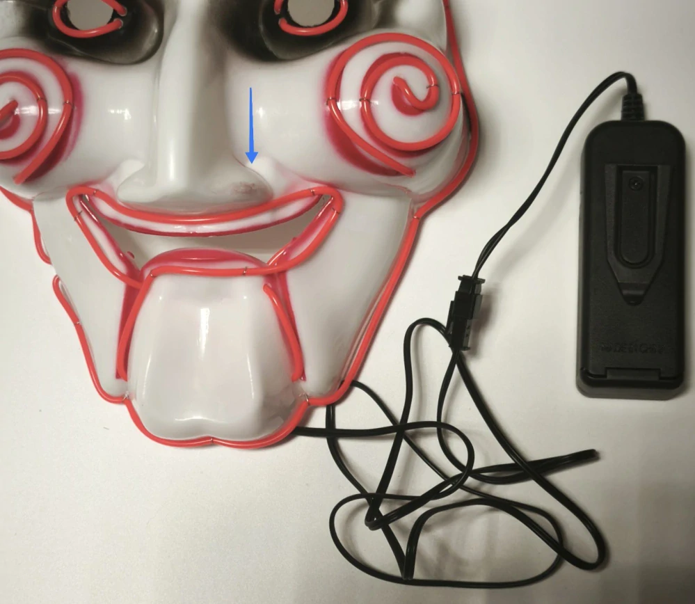 LED Maska na Halloween - JIGSAW